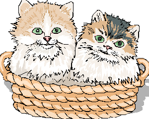 Two kittens for cross stitch