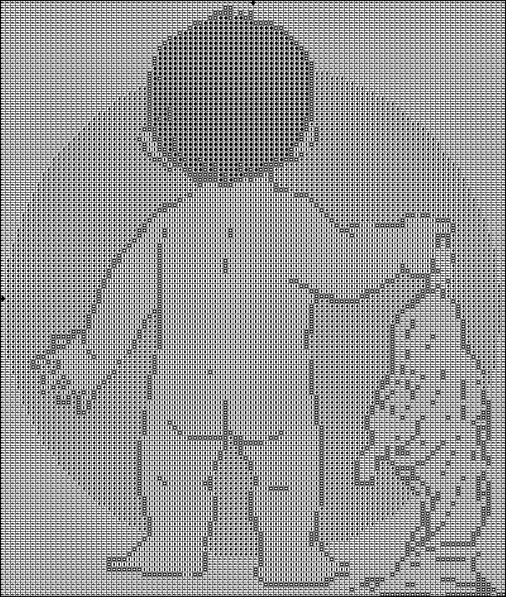 baby taking off nappy for cross stitch