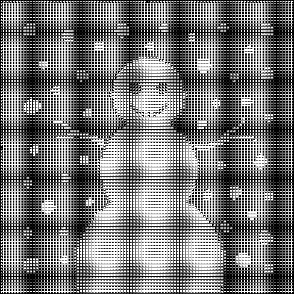 Snowman pattern showing a white snowman with blue background