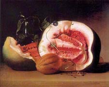 Still Life with Watermelon - Peale, James 