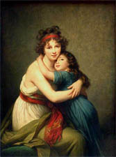Vige-Le Brun with her daughter 