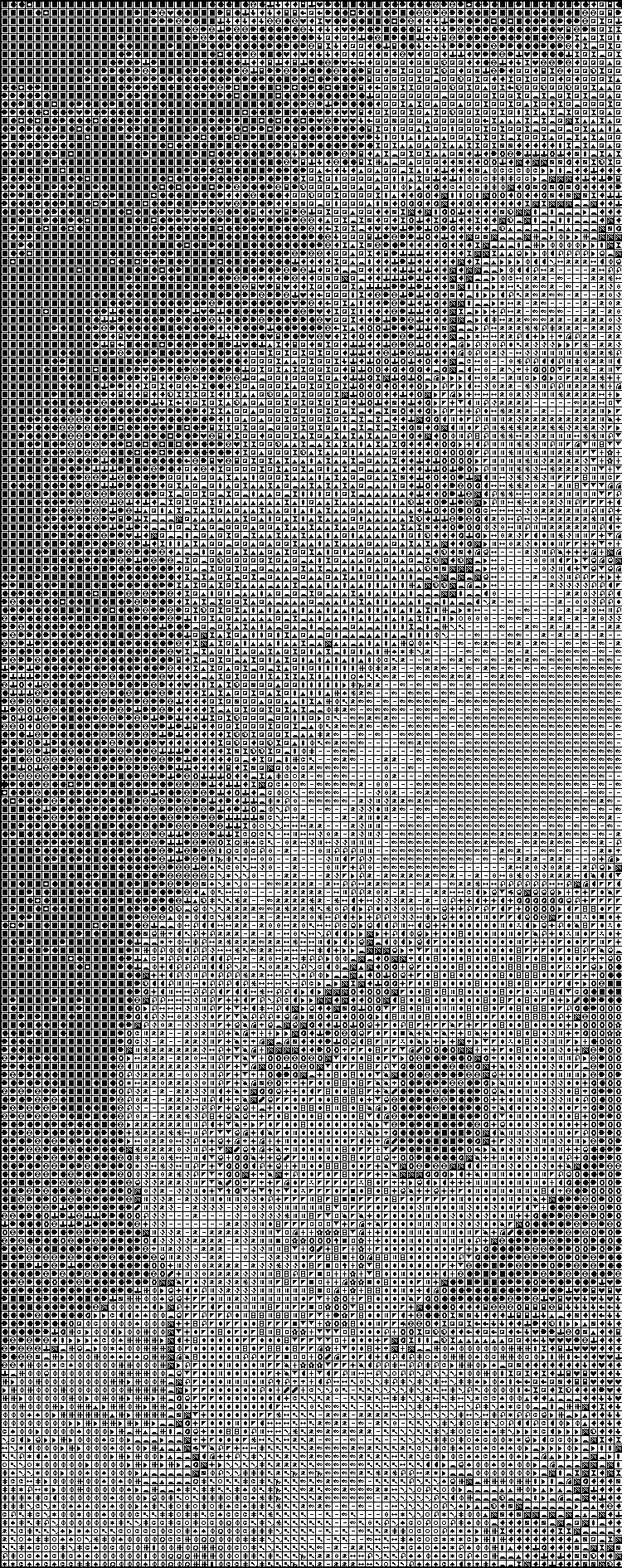 Marquise de Mirabeau cross stitch pattern