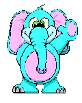 baby elephant for cross stitch pattern